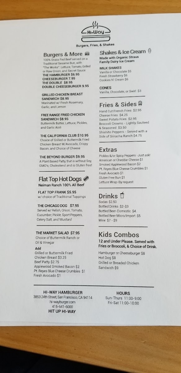 Menu Hi-Way Burger & Fry-7